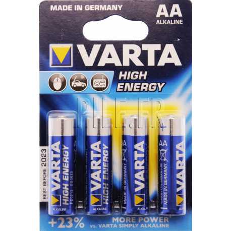 Piles LR6 AA Varta High Energy 1,5V