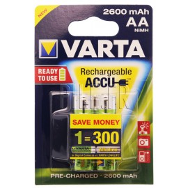 Piles LR6 AA Varta rechargeables 2600 mAh