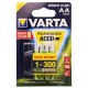 Piles LR6 AA Varta rechargeables 2600 mAh