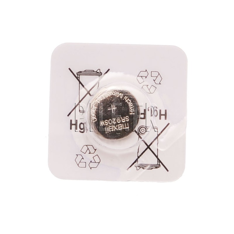 1 pile bouton - SR920SW - Oxyde d'argent MAXELL SR 9mm - pile 1,55V - 371