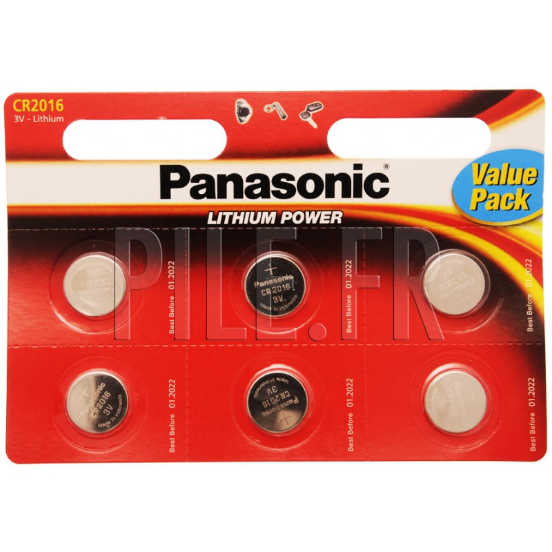 Piles Panasonic CR2016 - cr2016