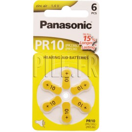 Piles auditives PR10 Panasonic