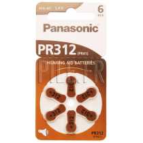 Piles auditives PR312 Panasonic