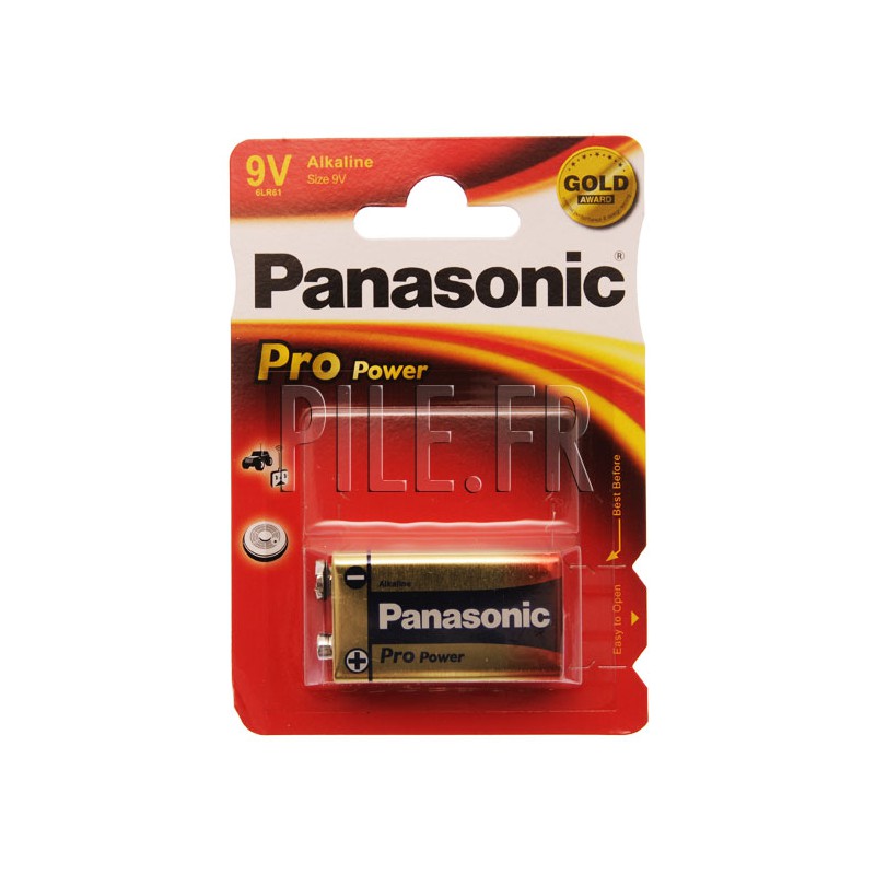 Pile 6LR61 9V Panasonic Pro Power