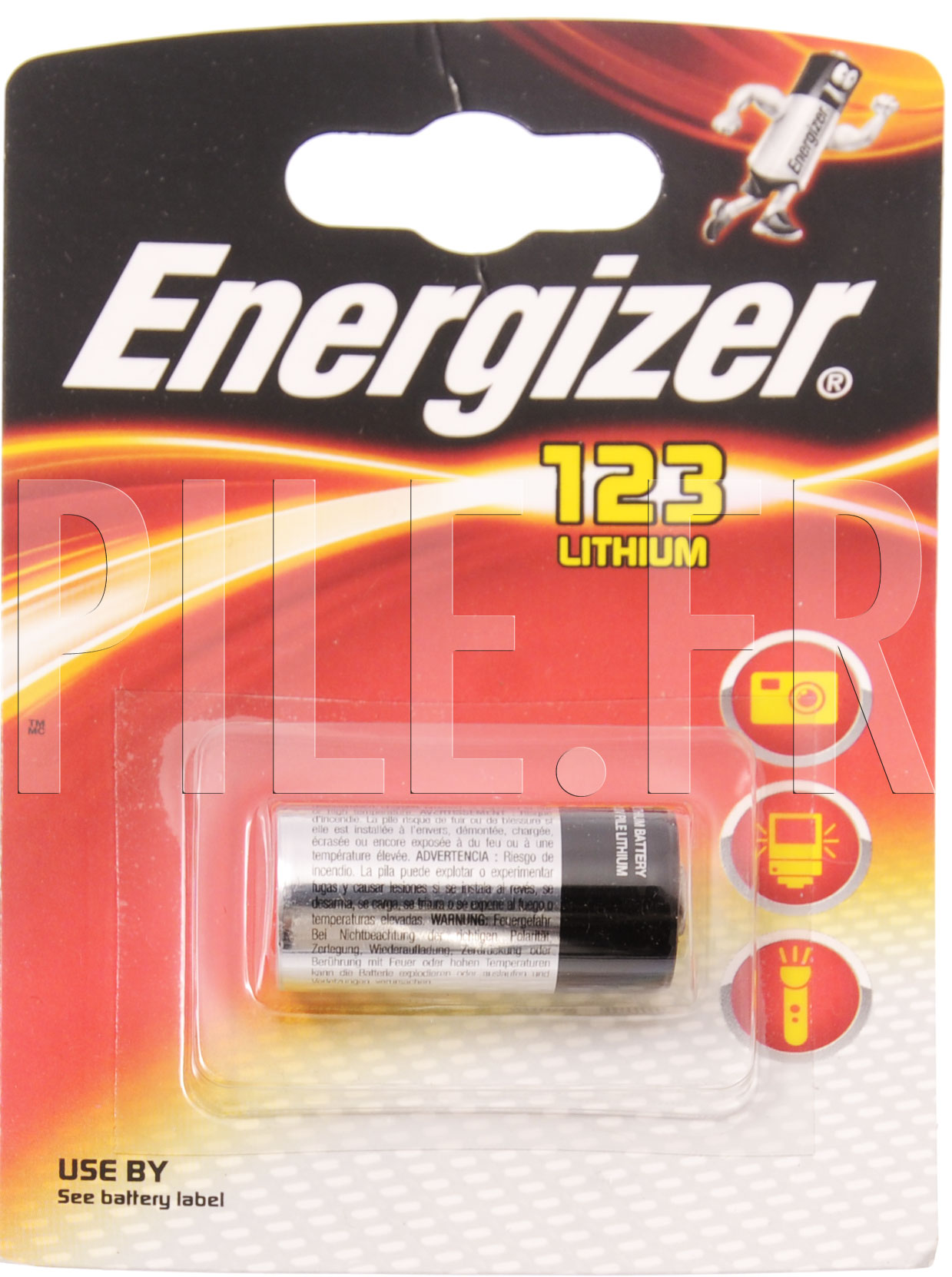Pile CR123 A Energizer