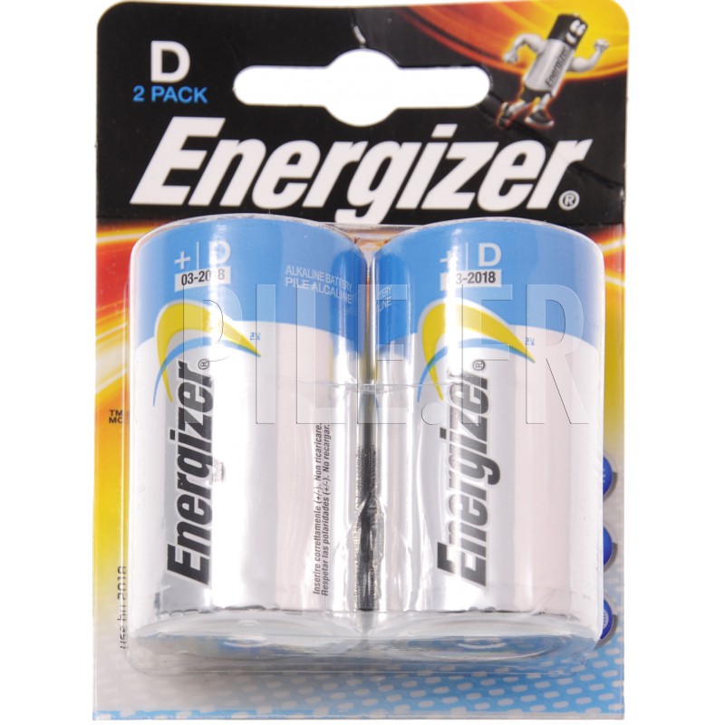 Piles LR20 D Energizer Advanced