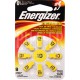 Piles auditives 10 Energizer