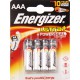 Piles LR03 AAA Energizer Max