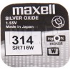Pile 314 SR716W Maxell
