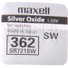 Pile 362 SR721SW Maxell
