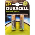 Piles LR6 AA rechargeables DURACELL 2500 mAh