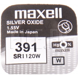 Pile 391 SR1120W Maxell