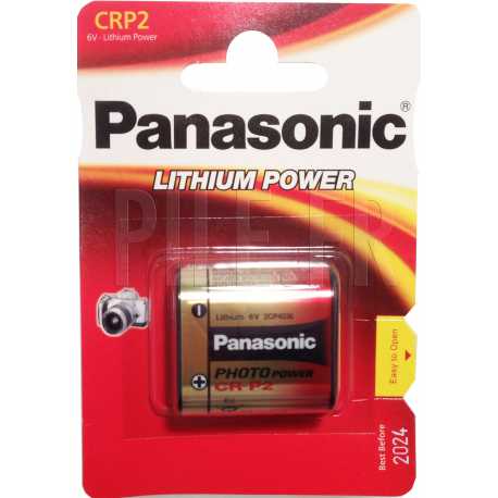 Pile CRP2L Panasonic lithium 6 volts