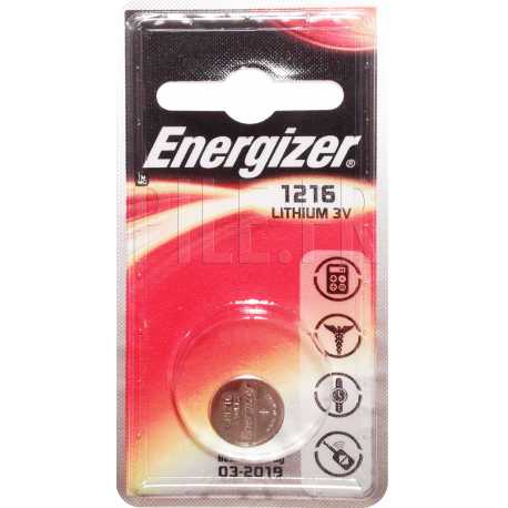 Pile CR1216 Energizer 3 volts lithium