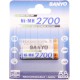 Piles LR6 AA rechargeables Sanyo 2700mAh