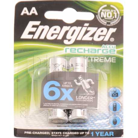 Piles LR6 AA 2300mAh Energizer Extreme