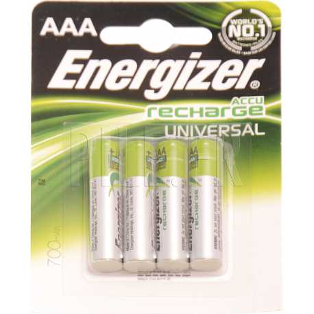 Piles LR03 AAA rechargeables Energizer 700 mAh