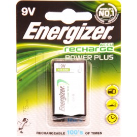 Pile 9V / 6LR61 rechargeable Energizer