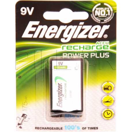 Pile 9V / 6LR61 rechargeable Energizer