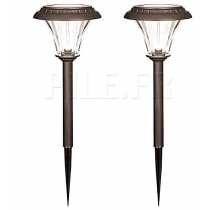 2 lampes solaires 5 lumens GL002NP2DU Duracell