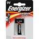 Pile 9V (6LR61) Energizer Alkaline Power