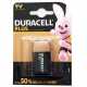 Pile 9V Duracell Plus