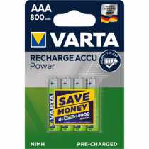 Piles LR03 AAA rechargeables Varta 800 mAh
