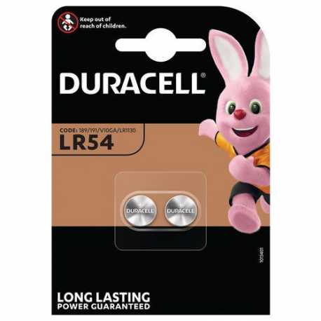 Piles LR1130 LR54 L1131H DURACELL