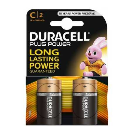 Piles LR14 DURACELL Plus Power