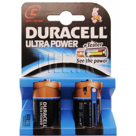 Piles LR14 DURACELL Ultra Power