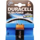 Pile 9V DURACELL (6LR61) Ultra Power