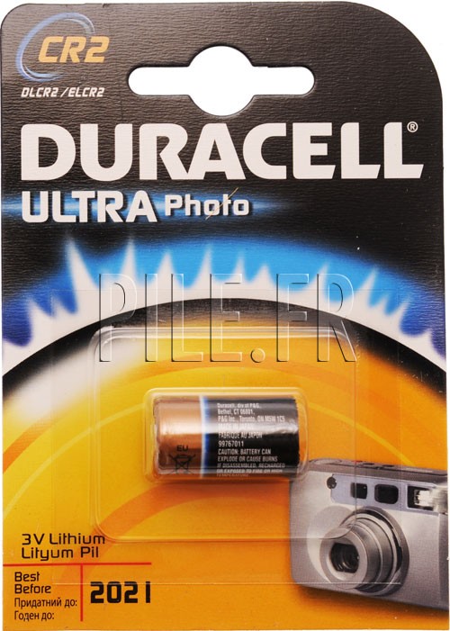 Duracell CR2 Pile lithium haute puissance 3V, pack de 2 (CR15H270), pour  capteurs, verrous sans clé, flashs d'appareil photo et lampes de poche :  : High-Tech