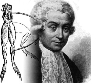 Travaux de Luigi Galvani sur les animaux et l'électricité statique